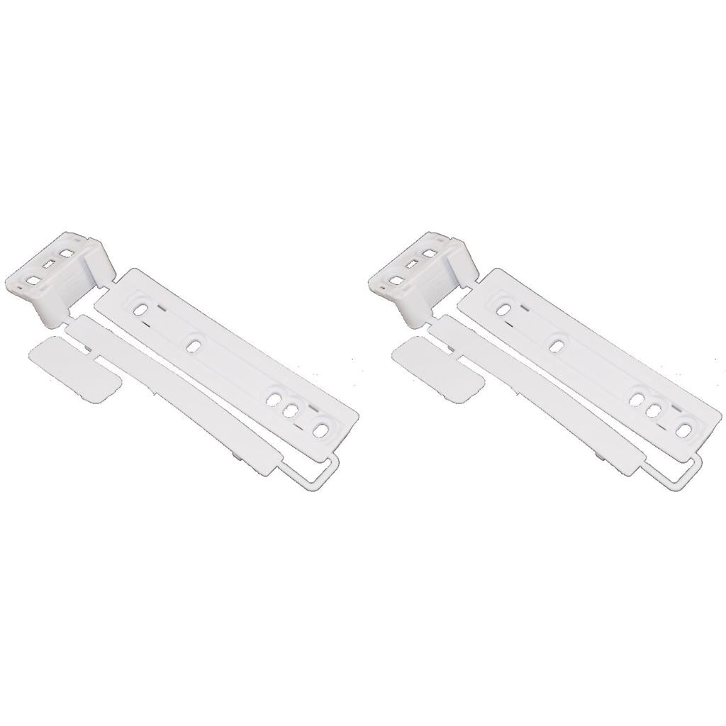 2 x Universal Integrated Sliding Door Hinge Mounting Kit