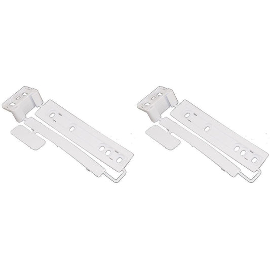 2 x Universal Integrated Sliding Door Hinge Mounting Kit