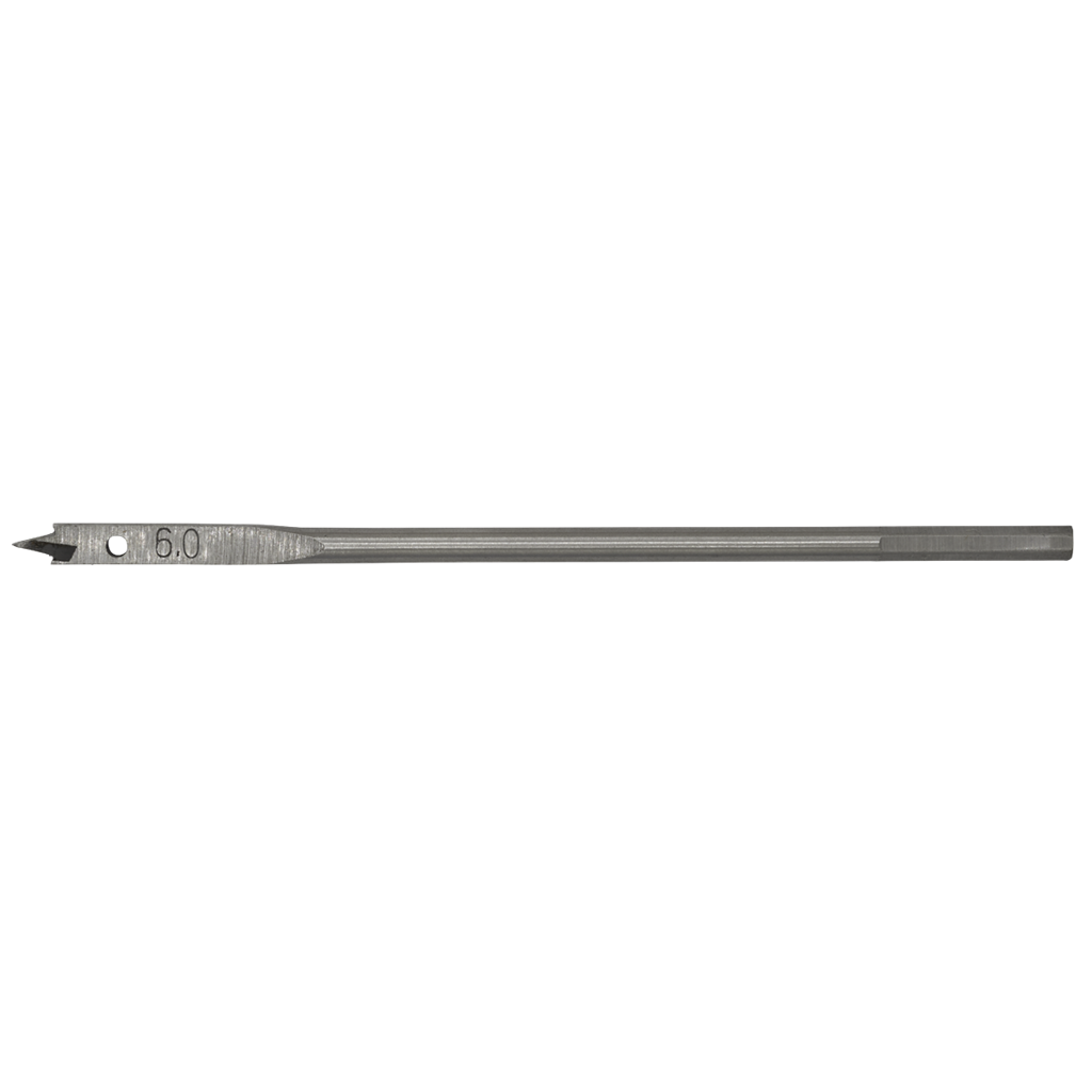 Flat Wood Bit &#216;6mm x 152mm