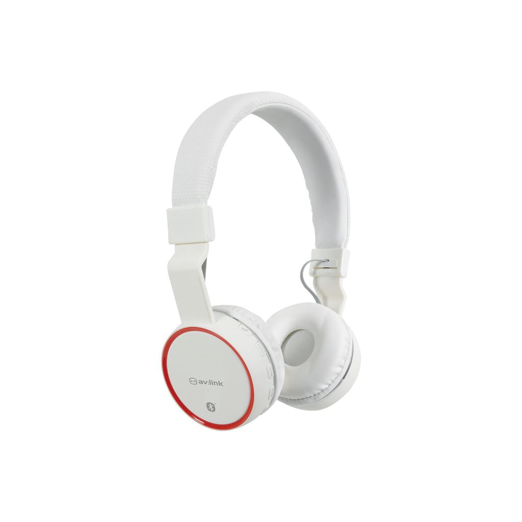 Wireless Bluetooth Headphones - White - PBH10-WHT