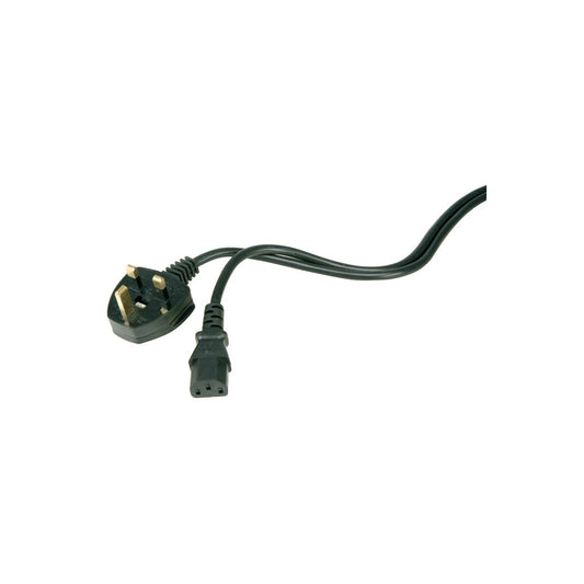 IEC Mains Lead, 5m, Black, Bulk Box