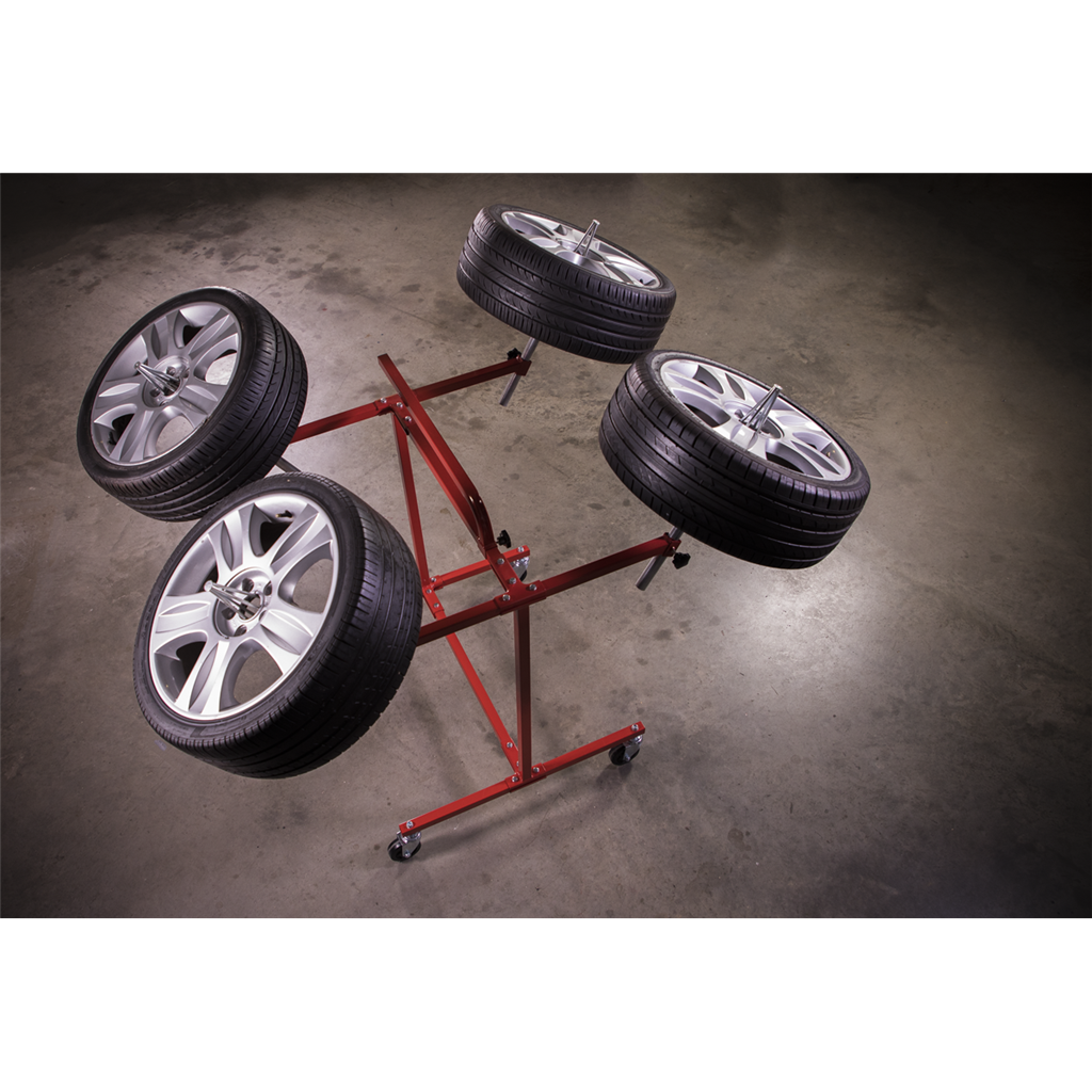 Alloy Wheel Painting/Repair Stand 4 Wheel Capacity
