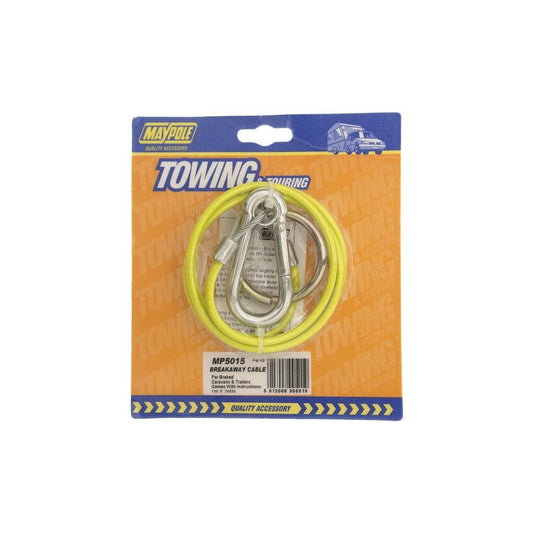 Breakaway Cable - Plastic Coated - Yellow