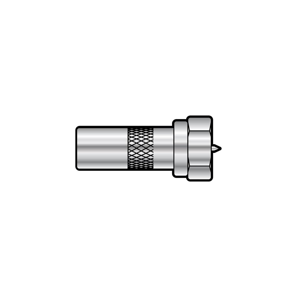 Adaptor Coaxial Plug – F plug - TV