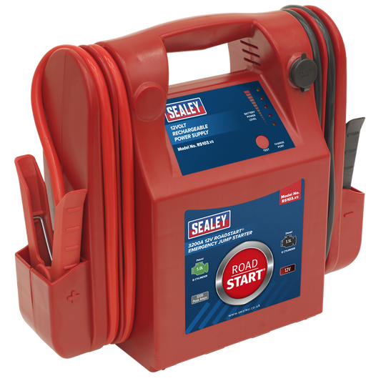 RoadStart&#174; Emergency Jump Starter 12V 3200 Peak Amps