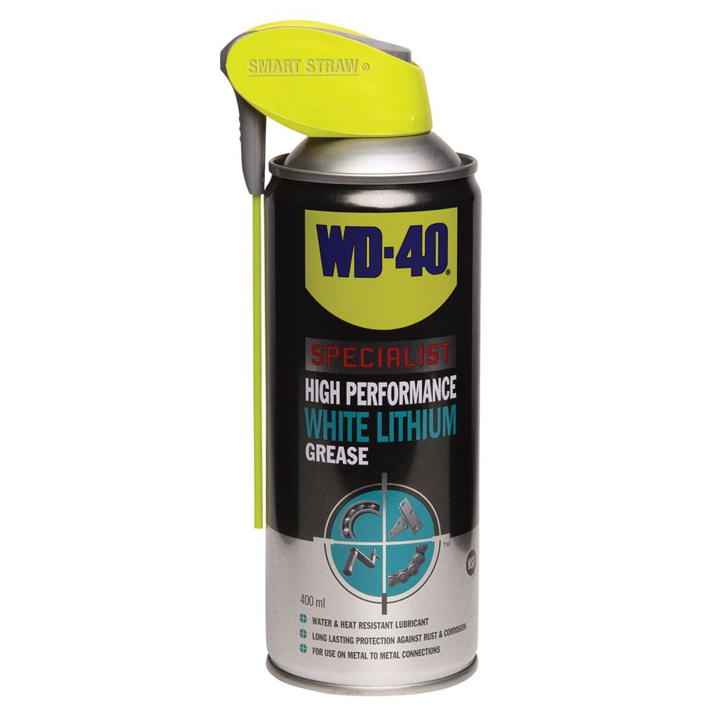 WD-40 Specialist White Lithium Grease with Smart Straw 400ml