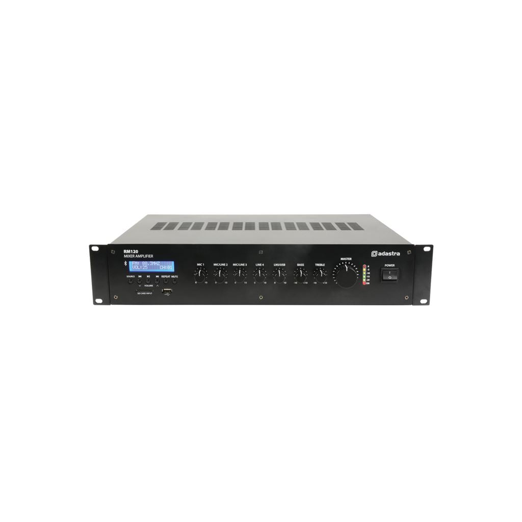 RM series 5-channel 100V mixer amplifier - RM120 Mixer-Amplifier