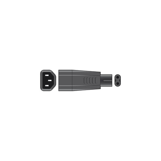 IEC Plug - Figure 8 Plug Adaptor (C14 to C7) - Fig.8