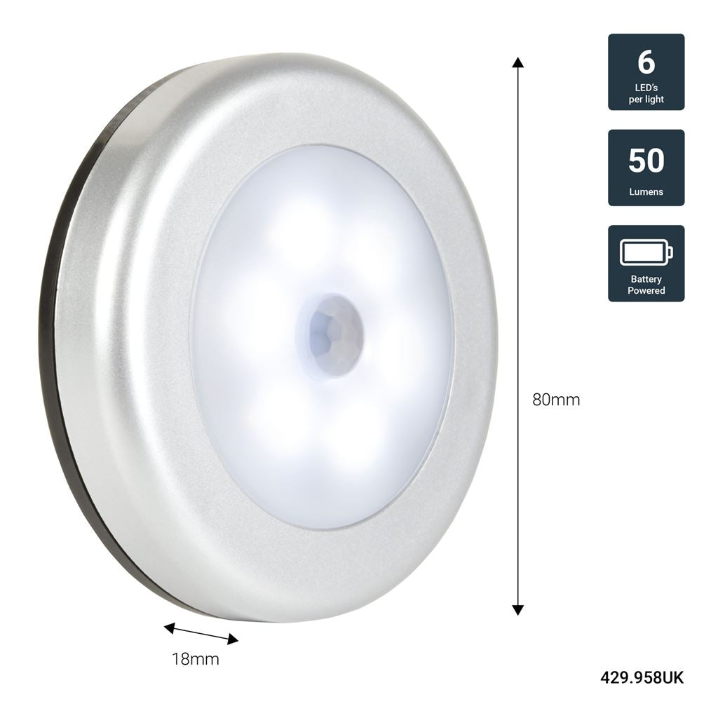 6 LED Motion Sensor Light - SENSOR-L