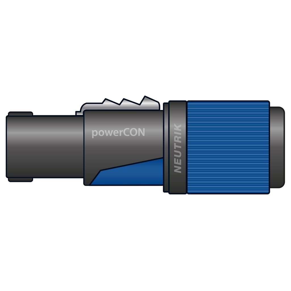 Neutrik&#174; NAC3FXX Powercon Connectors - NAC3FXXA-W-S