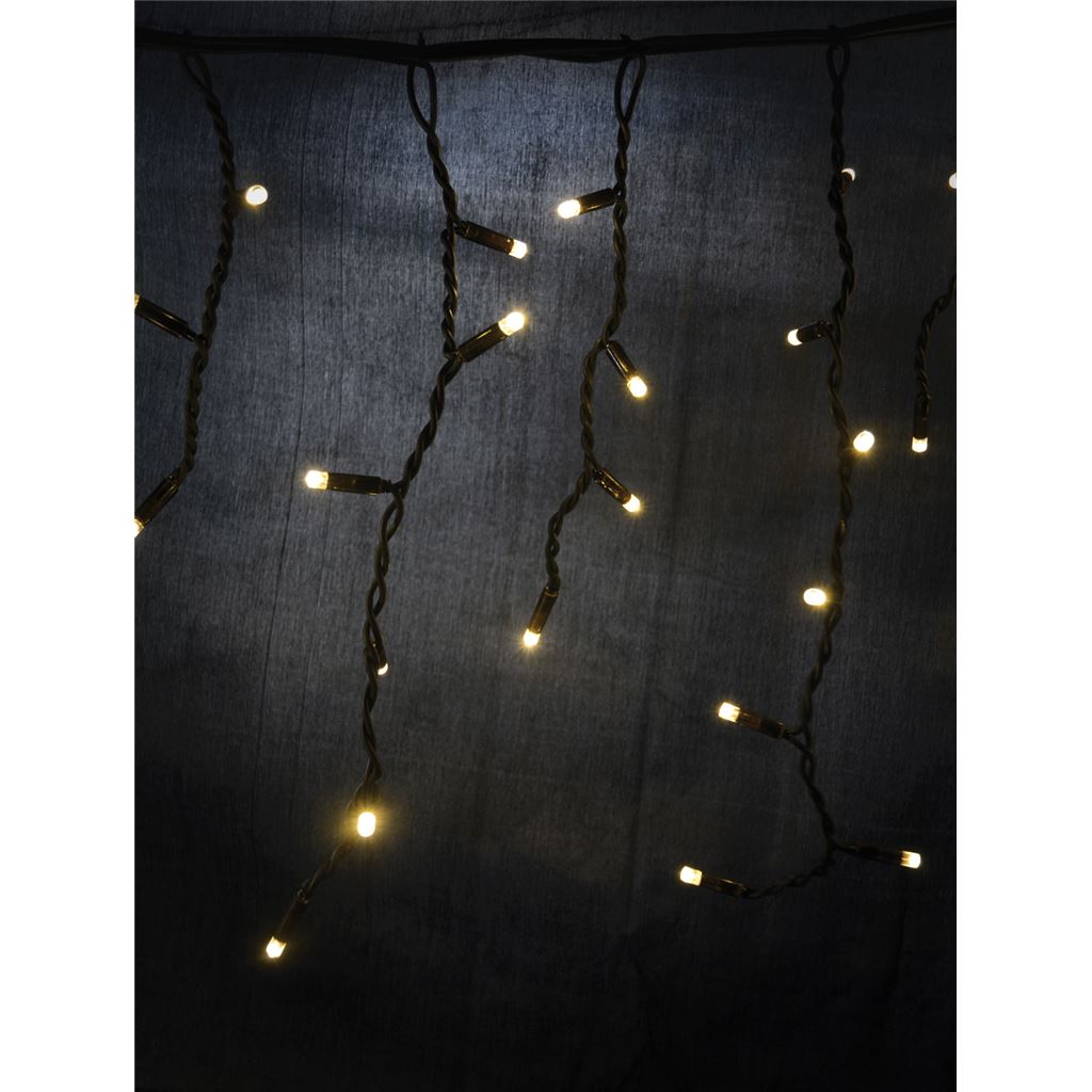 Icicle-Inspired Multi-Sequence Outdoor LED String Lights - 180 Conn WW - 180ILCON-WW