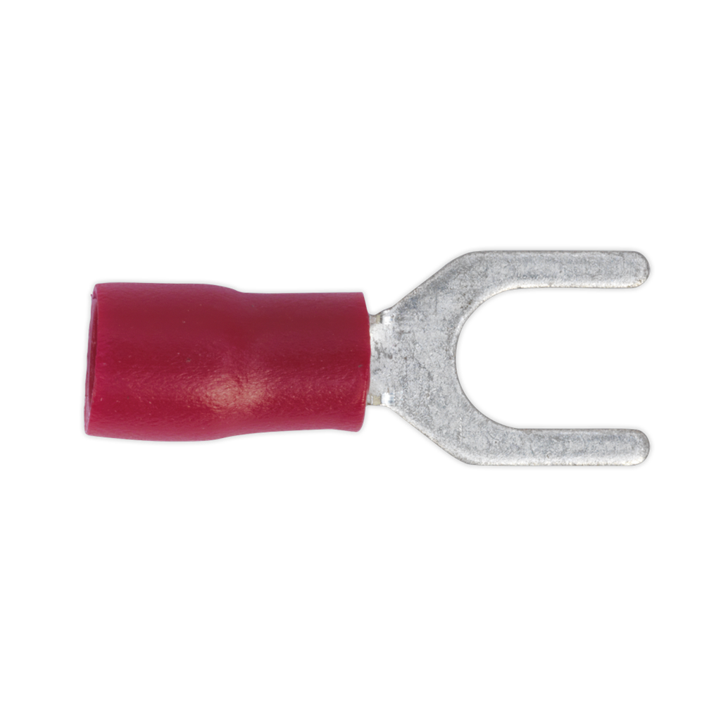 Easy-Entry Fork Terminal &#216;5.3mm (2BA) Red Pack of 100