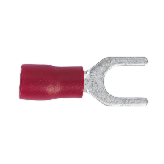 Easy-Entry Fork Terminal &#216;5.3mm (2BA) Red Pack of 100