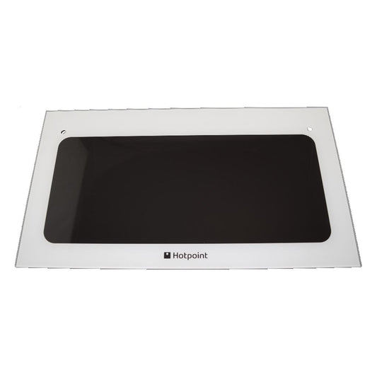 Top Oven Door Glass & Brackets for Hotpoint Cookers and Ovens