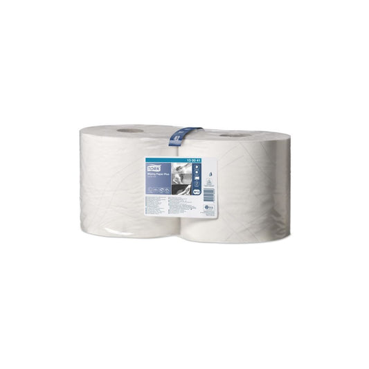 2 Ply Premium Wiping Paper Plus - White - 2 x 255m Combi Rolls