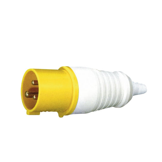 110 V Yellow 16 A 3 Contact High Current In-line Plug