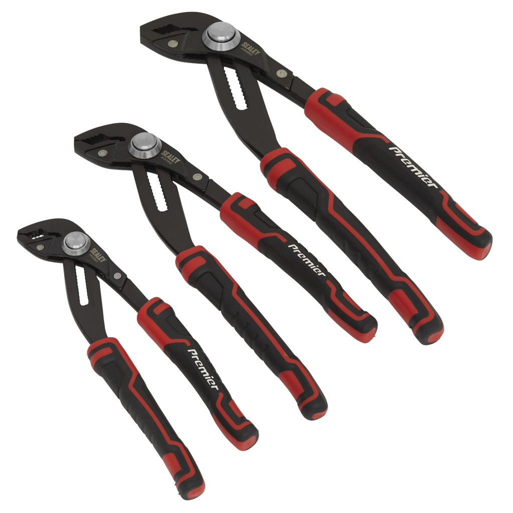 Water Pump Pliers Set 3pc Quick Release