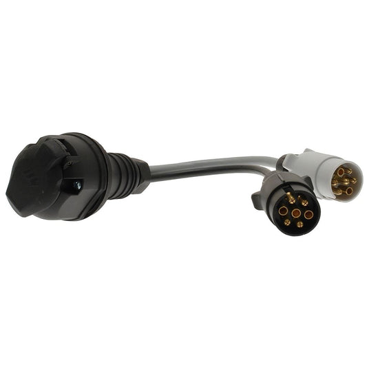 Adaptor Lead - 7 Pin Vehicle 12N/12S to 13-Pin Caravan