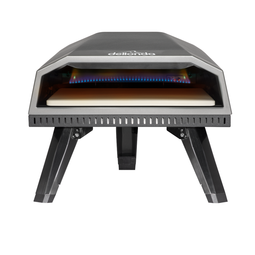 Dellonda Gas Pizza Oven with Gas Regulator, Water Resistant Cover/Carry Bag & 12" Pizza Peel