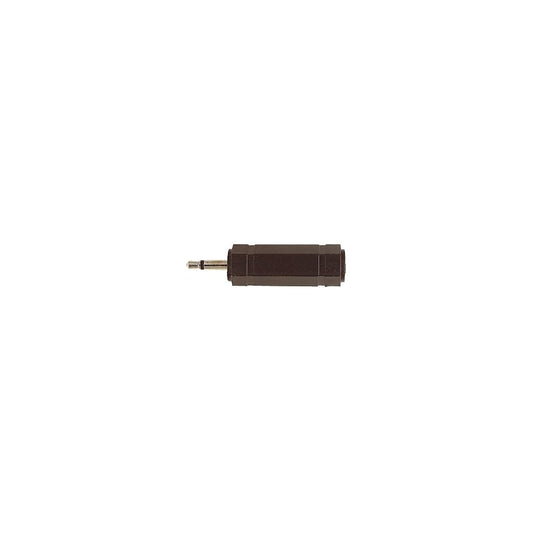 3.5 mm Mono Plug to 6.35 mm Stereo Socket Adaptor