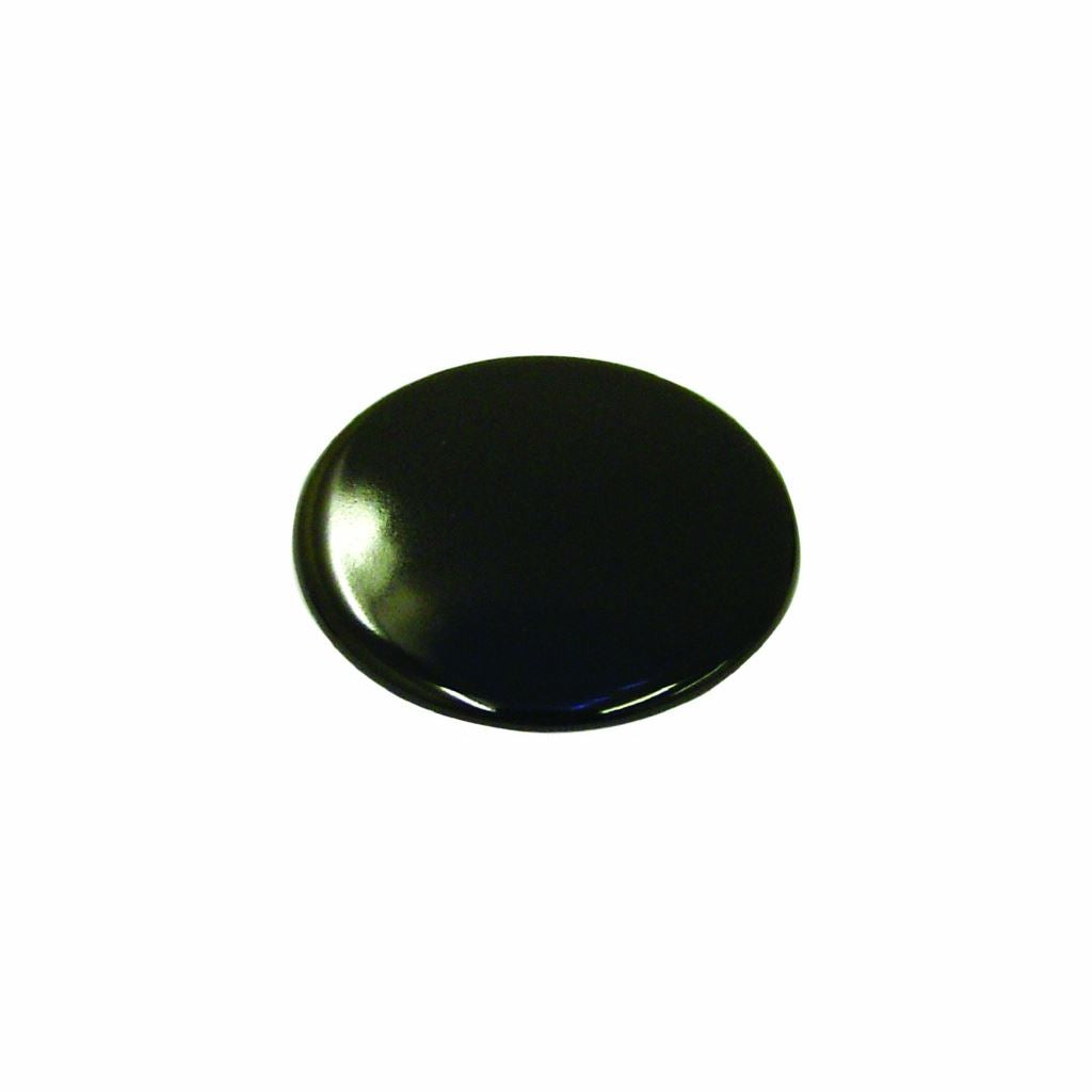 Burner Cap Auxiliary Shiny Black for Indesit/Cannon/Hotpoint Cookers and Ovens