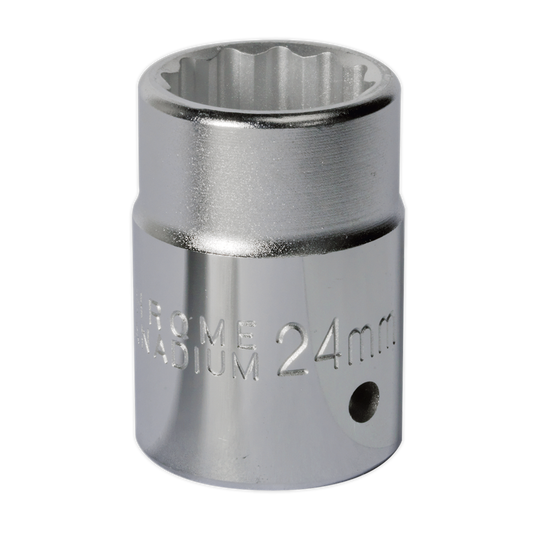 WallDrive&#174; Socket 24mm 3/4"Sq Drive