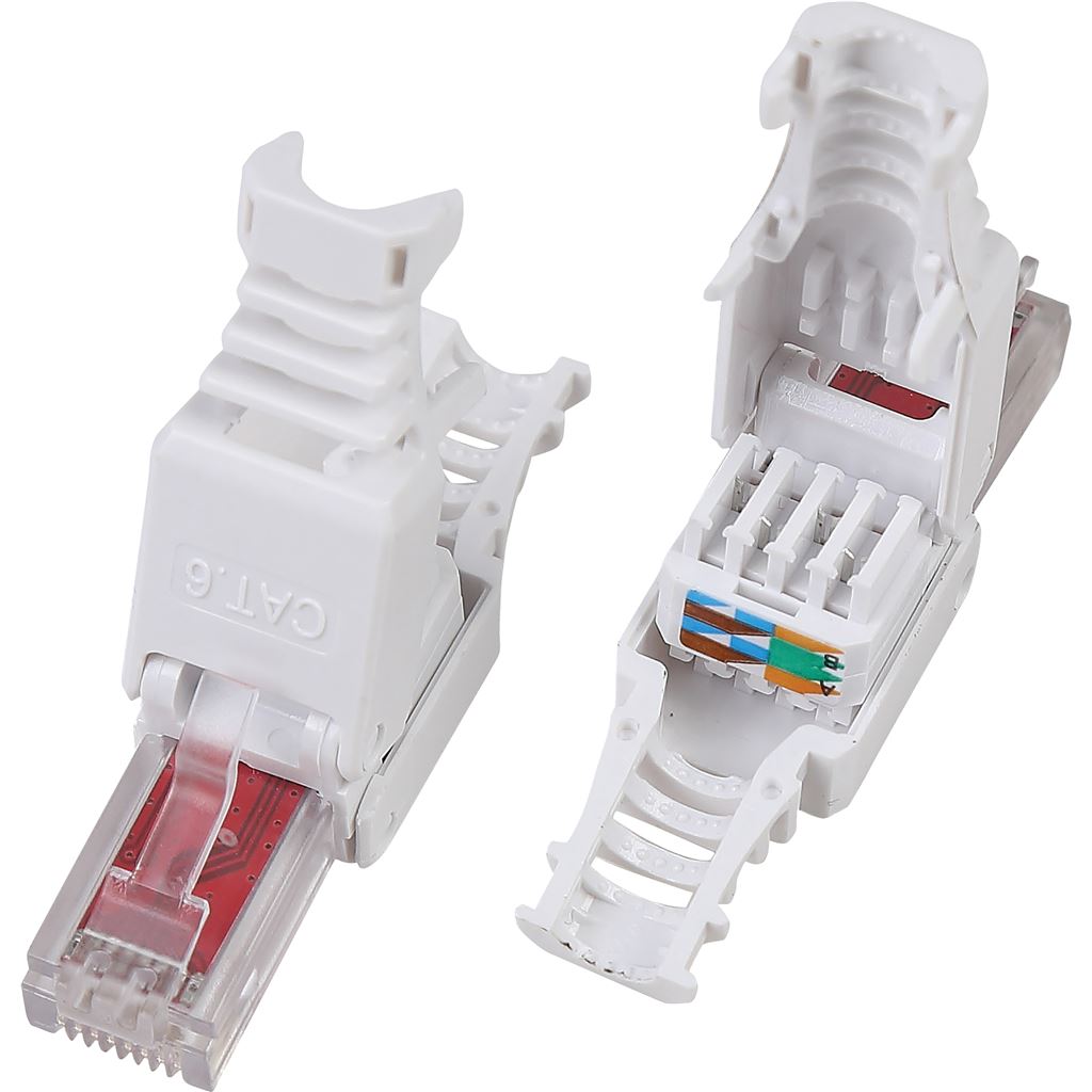 Cat6 UTP RJ45 Tool-less Plug