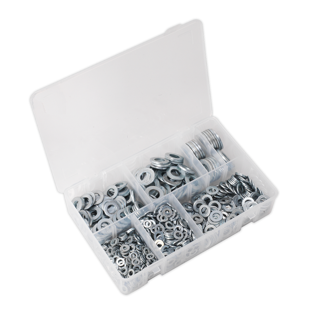 Flat Washer Assortment 1070pc M5-M16 Form A Metric