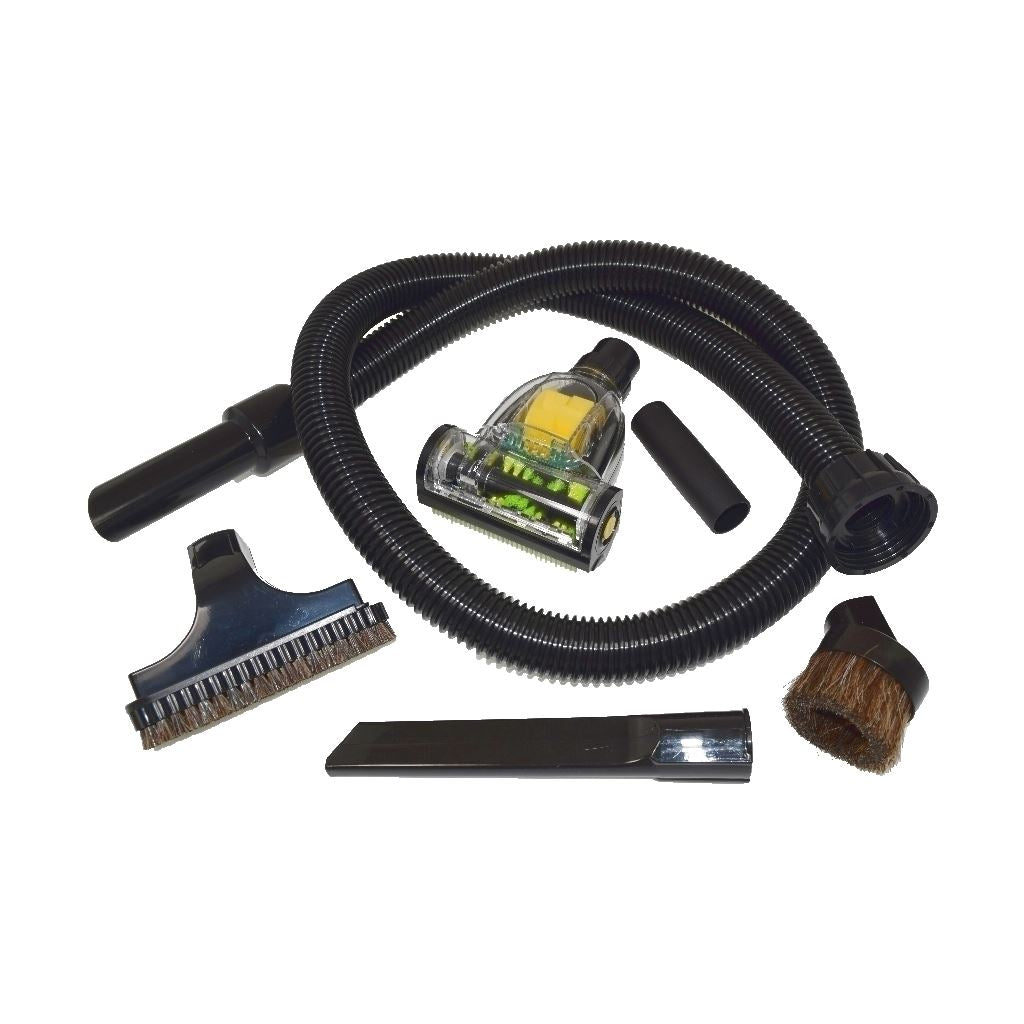 Numatic 1.8 Metre Vacuum Cleaner Hose and 4 Piece Tool Kit Plus Mini Pet Hair Remover Turbo Brush