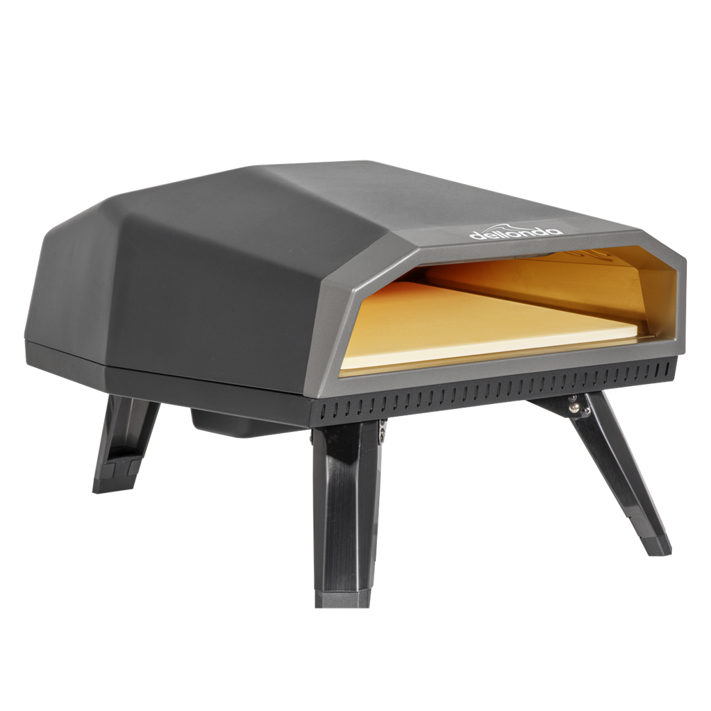 Dellonda Gas Pizza Oven with Gas Regulator, Water Resistant Cover/Carry Bag & 12" Pizza Peel