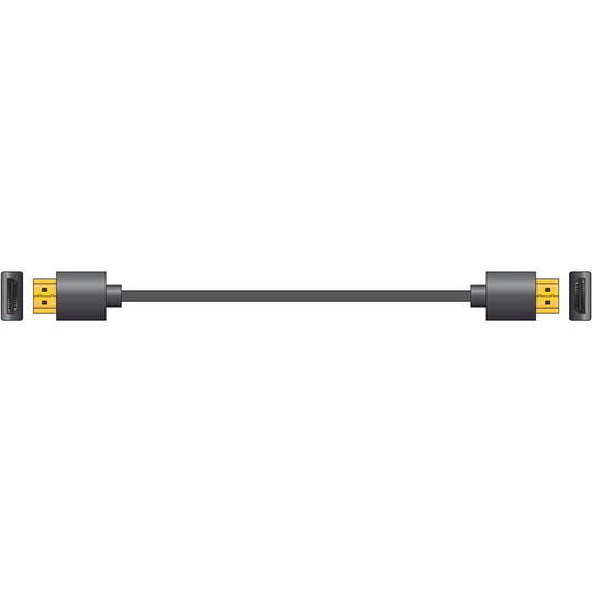 Thin-Wire High Speed 4K Ready HDMI Leads with Ethernet - thinwire plug to plug 0.5m