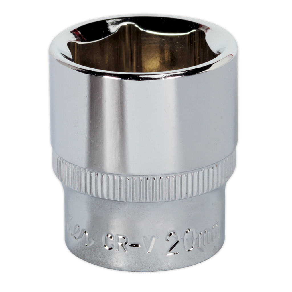 WallDrive&#174; Socket 20mm 3/8"Sq Drive Fully Polished