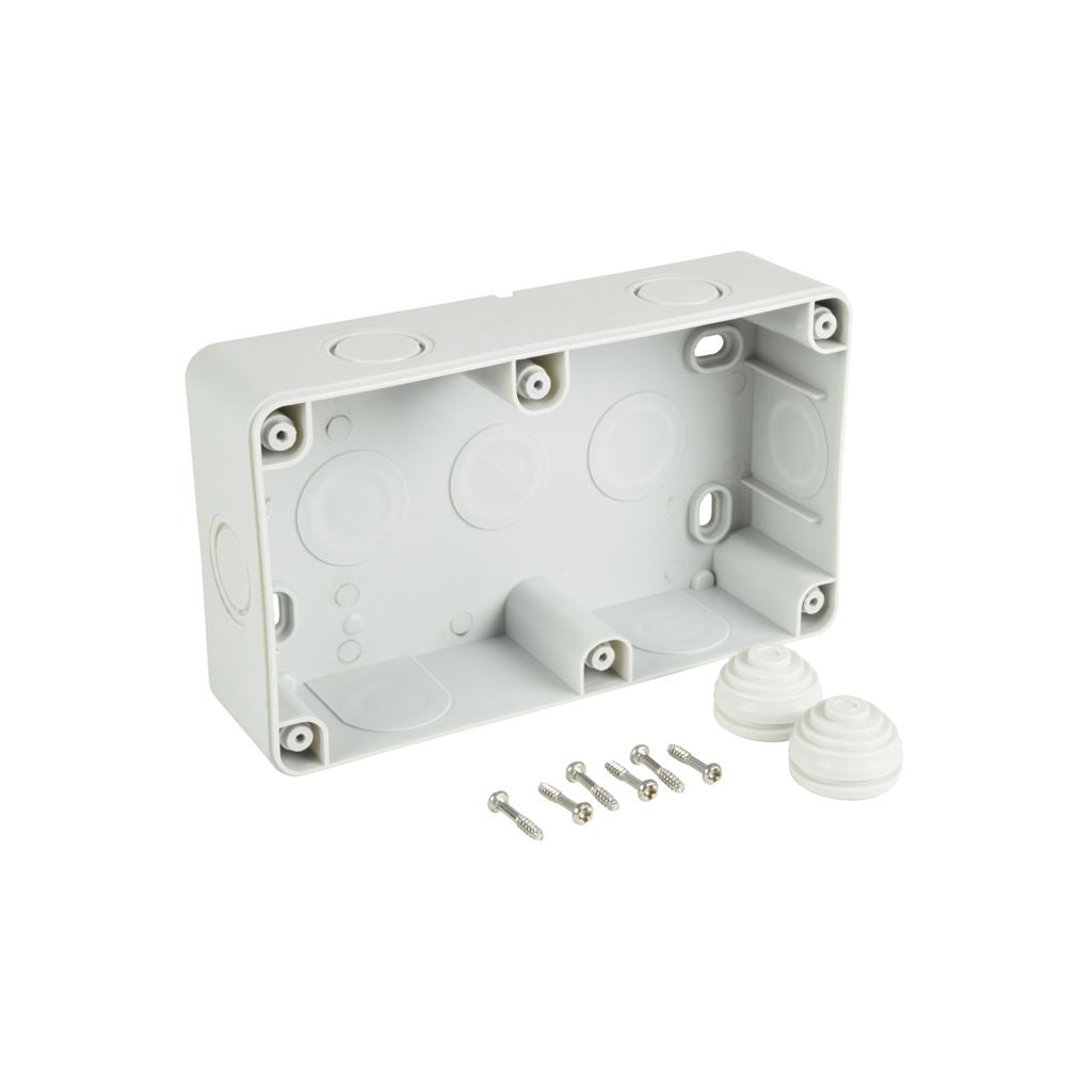 Weatherproof 2 Gang Outdoor Socket - IP55