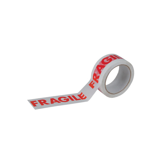 Carton Sealing Tape - Fragile - Tape, Fragile, 48mm x 66m, 25 microns