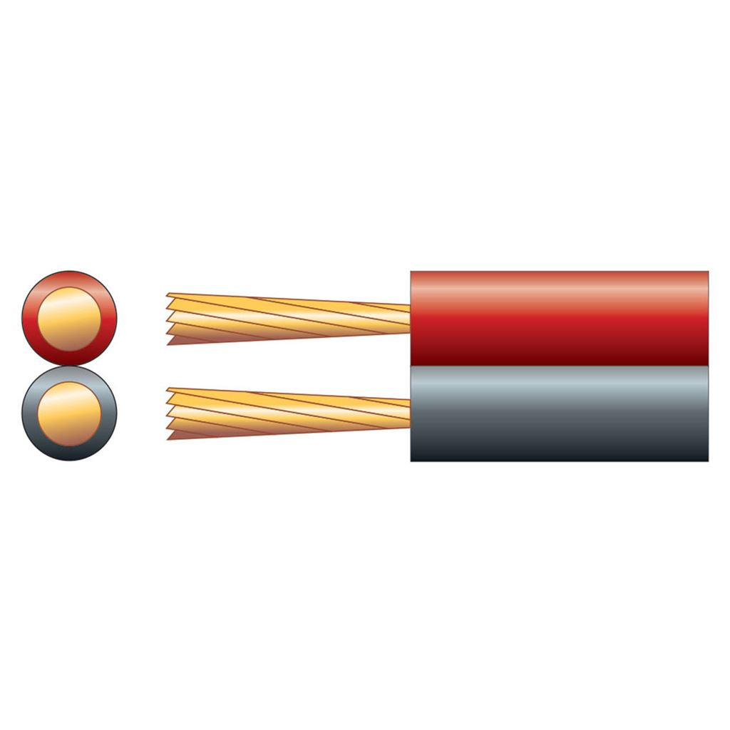 Figure 8 Power/Speaker Cable Red/Black - Cable, 2 x (32 x 0.18mm&#216;)