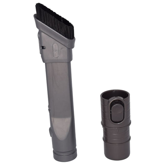 Slim Combination Dusting Brush and Crevice Tool Assembly for Dyson Vacuum Cleaners