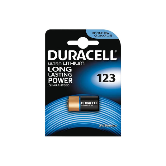 Duracell CR123 Lithium Battery