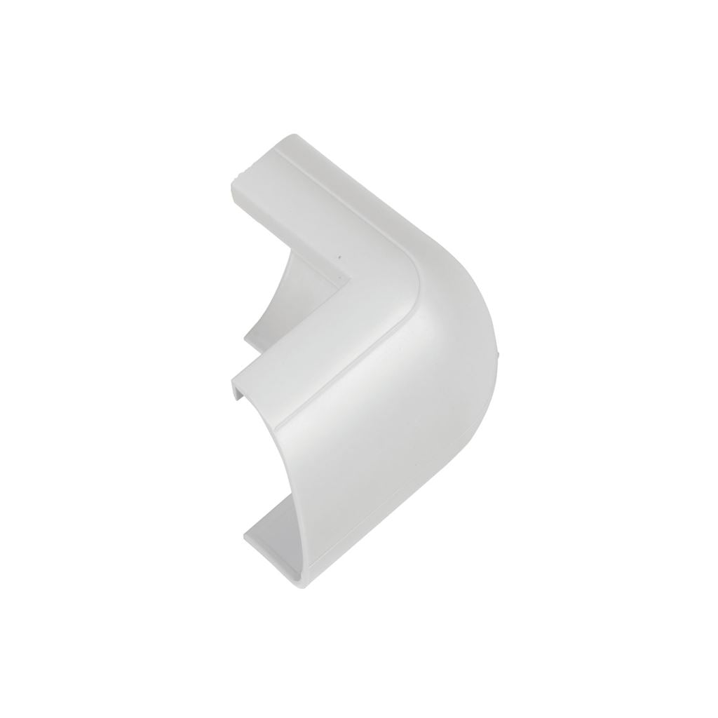 Clip-over trunking accessories 30x15 - white External Bend 30x15mm Bag of - FLEB3015W-5PK