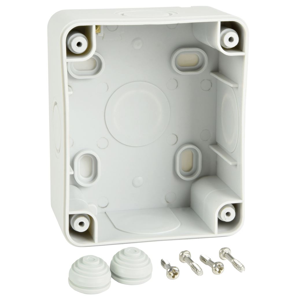 Weatherproof 1 Gang Outdoor Socket - IP55