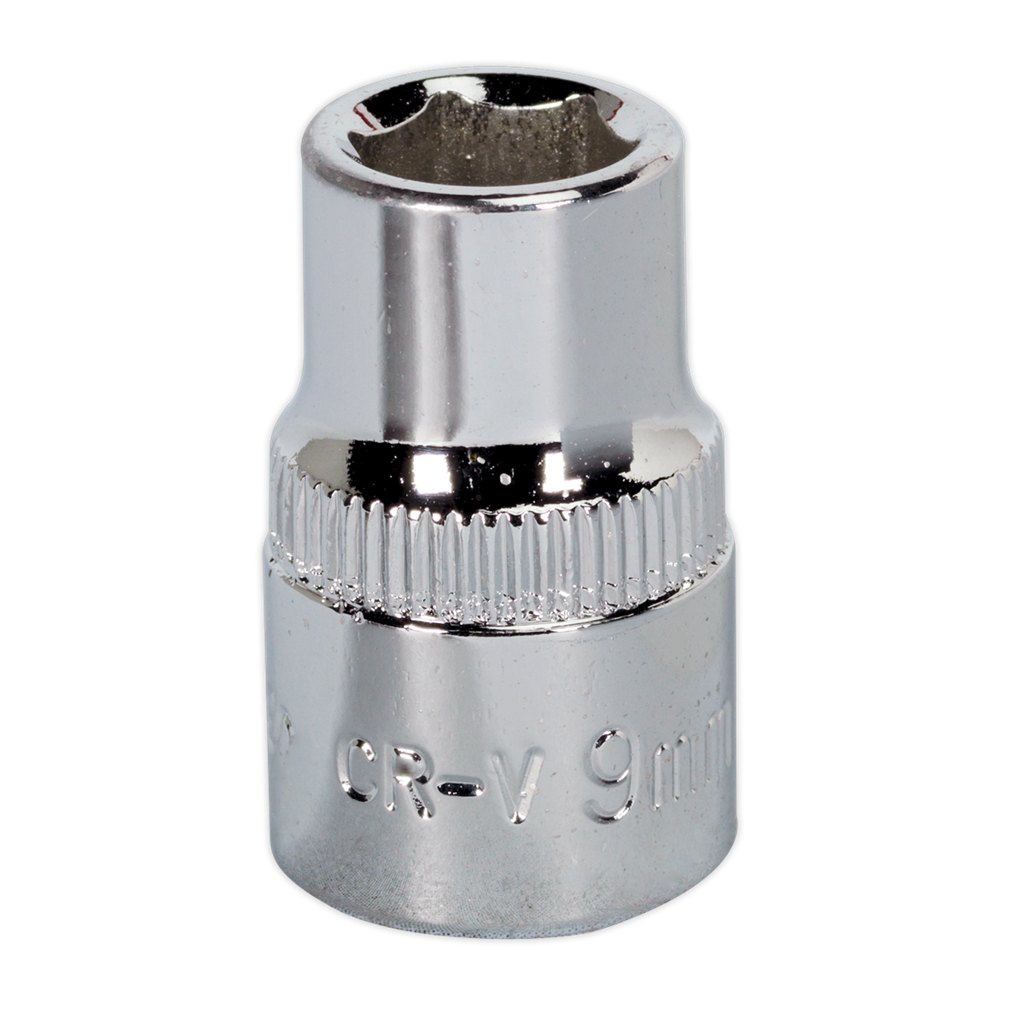 WallDrive&#174; Socket 9mm 3/8"Sq Drive Fully Polished