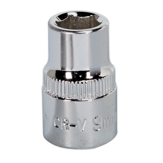 WallDrive&#174; Socket 9mm 3/8"Sq Drive Fully Polished