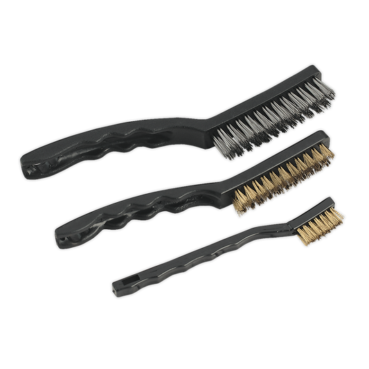 Wire Brush Set Auto Engineer&#39;s 3pc