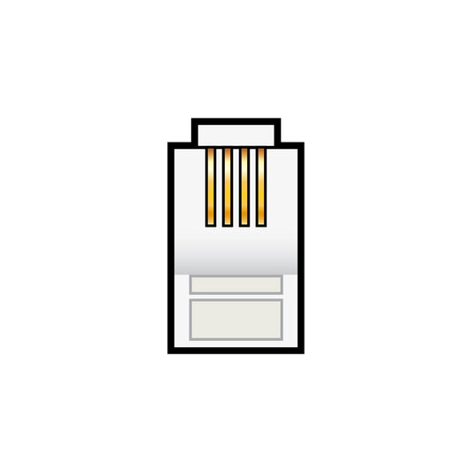 RJ11 Modular Plug (4P4C) - Crimp