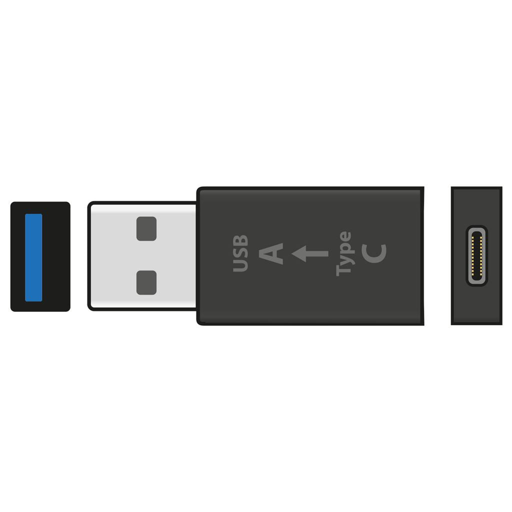 USB3.0 Type-C Socket to Type-A Plug OTG Adaptor