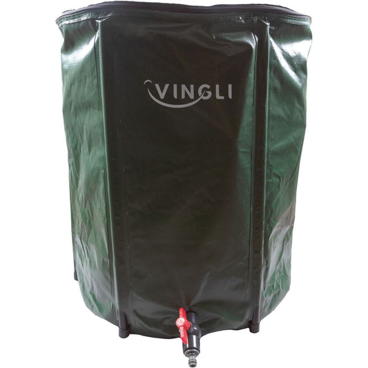 Collapsible Rain Barrell with 50 Gallon Capacity