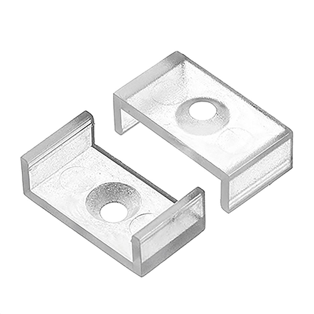 10 Clips for LED Tape Profile - Wide Crown - CLIP10- WC