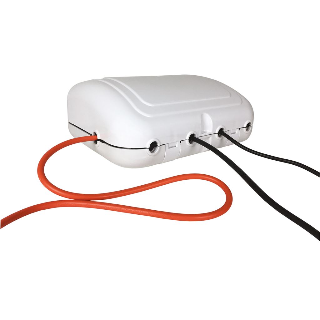 Weatherproof Outdoor Enclosure with 4-Gang 2m Extension Lead