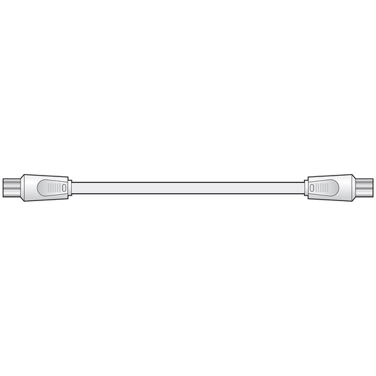 Coaxial Plug to Socket Lead - 2.0m