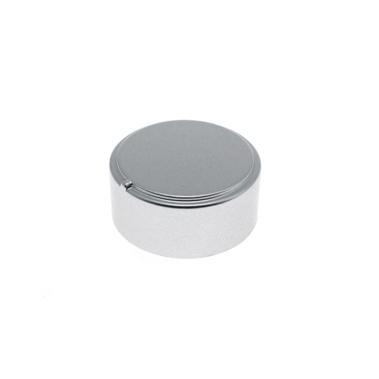 Knob (gas Tap)opaque Chrome for Hotpoint Cookers and Ovens