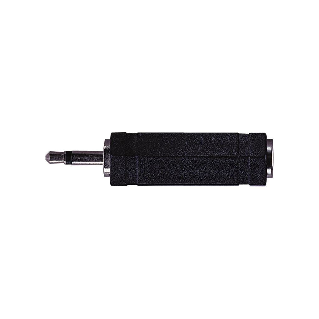 3.5 mm Mono Plug to 6.35 mm Mono Socket Adaptor